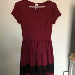 Fit & Flare Red Dress